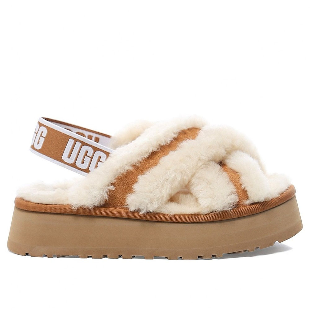 UGG Disco Cross Slide Slippers| Size 8 |